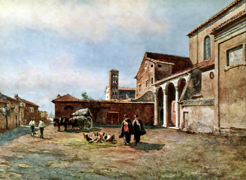 Ettore Roesler Franz,Sainte Sabine (environ 1888)